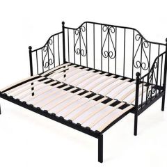 Wholesale Cheap Single Size Metal Bed Frames Iron Bed - Image 5