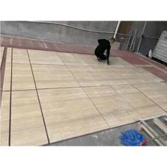 Marble Granite Travertine Cladding Gray Travertine Tiles MOQ 100 Sqm Color White Origin China Thickness 20mm HS Code - Image 5