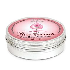 Rose Concrete from Rosa Damascena Color Orange-red Texture Wax-like Packaging metal box Content Concrete from Rosa Damascena - Image 1