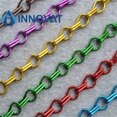 Aluminium Metal Chain Fly Pest Insect Door Screen Curtain Control Silver or Gold Screens & Room Divider - Image 2