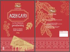 SUMATRA COFFEE ACEH GAYO PEABERRY COFFEE BEANS – product photo 2, product detail gallery
