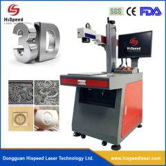 High Quality CNC Metal Plastic 3D Engraving and Cutting Laser Marking Machine 50W with Dynamic Auto Focus - Dongguan Hispeed Laser Technology Ltd.