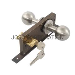 Stainless Steel Best Safe Interior Door Lock with Spherical Handle Fire Proof - Image 1
