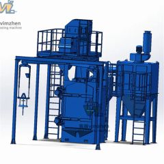 Q37 Hanger Hook Type Shot Blasting Machine Sand Blasting Abrator - Image 4