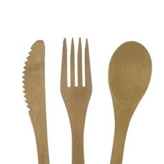 Complete Bamboo Dining Set: Knife, Fork, Spoon, and More Origin China Color Bicolor Packaging Customized Feature Eco-Friendly - Image 5