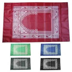 Mini Portable Pocket Prayer Mat Muslim Carpet Prayer Rug Islam with Compass - Image 6