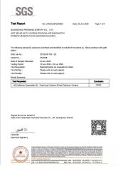 US California Proposition 65 certificate from Guangzhou Peishang Jewelry Co., Ltd.