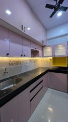 L Shaped Modular Kitchen Design Types L-shaped Hardware Brand Customized Cabinet Material BWP Plywood Countertop Material - Image 3