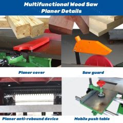 SR-MGJC Wood Planer Machine 2.2kw 6-120mm 310mm 190kg 1Y CE Origin China Cutter Shaft - Process Type - Weight (Kg) 190 Working Width - - Image 4