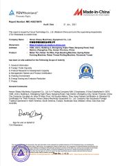 TUVRheinland certificate from Henan Gleery Machinery Equipment Co., Ltd.