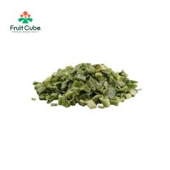 Wholesale Health Food Freeze Dried Spring Onion Origin China Model NO. FD0042 HS Code 2008999000 Trademark Fruit Cube Name Fd Pumpkin Dices - Image 1