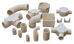 Plastic PVC Electrical Fitting Safety Safe To Use Weight Light Weight Material Pvc, plastic Finish Optimal - Image 1