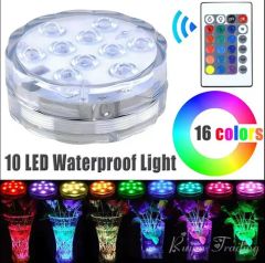 LED Underwater Fountain Lights 16 Colors RGB Submersible Swimming Pool Lights with Remote Control - Image 6