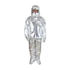 Aluminum Fireproof Clothing Thermal Insulation 260degree High Temperature Silver Heat Insulation Fireproof Work Clothes Firefighter Suit - Guangzhou Yangyue Safety Equipment Limited