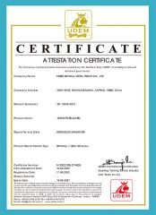 CE certificate of welded wire fence certificate from HEBEI SKYHALL GLOBAL CO., LTD