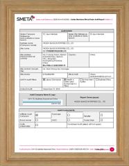 Factory Audit certificate from Vikson Blinds Enterprise Co., Ltd.