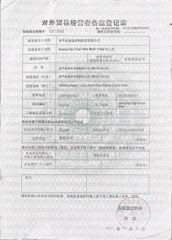 Registration Of Foreign Trade Records certificate from Anping Gao Yuan Wire Mesh Trade Co., Ltd.