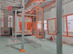 Compact Paint Spray Booth with Exhaust System for Laboratory Testing Use - Image 6