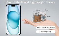 Mini Digital Camera Weight 18g Photo Filters 5 Type mini camera Digital Zoom None Weight (kg) 0.018 Battery Life 75mins Charging Port Usb-c - Image 2