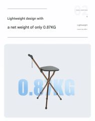 Medical Walking Sticks Custom Multifunctional Portable Folding Seat Adjustable - Shandong Guard Zenith International Trade Co., Ltd.