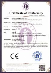 CE certificate from Glzon