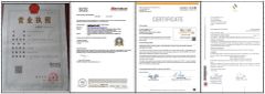Certificate certificate from Dongguan City Meizi Sports Products Co., Ltd.