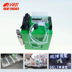Used Glass Edge Polishing Machines Color Green Condition New Noise Level Low Parts Gas Torch Model NO. OH100 Rated Power - Image 2