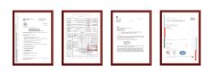 Certificate certificate from Shandong Hantu Rubber Technology Co., Ltd