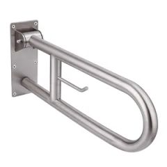 Safety Rails Grab Bar Toilet Handrails Hand Grips Handle Sample Free OEM Welcome Length 750mm Color Silver Folded Folded - Image 5