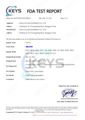 FDA Report certificate of DELCO VALVE CO., LTD – certificate photo, supplier certificates section