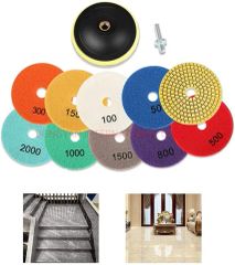 7" Diamond Polishing Pads for Stone - Image 2