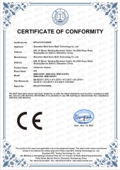 CE certificate from Shenzhen Best Sonic Bath Technology Co., Ltd.