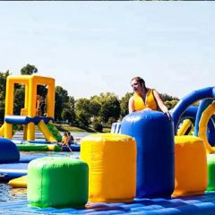 Customized Adults Obstacle Course Inflatable Floating Water Park - Image 2