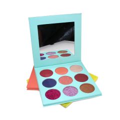 9-Color Magnetic Eyeshadow Private Label Cosmetics MOQ 300PCS Brand Qbeka Use on Beard Texture Serum Capacity 20ml Market Global - Image 4