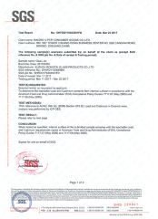 FDA Certificate certificate from Ningbo U-Per Consumer Goods Co., Ltd.