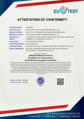 Certificate of Conformity certificate from Beijing Century Senlong Experimental Apparatus Co., Ltd