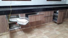 Modular Kitchen Cabinets Material Wooden Kitchen Design Galley Appearance Traditional Mount type Base Mounted Door Finishing - Image 5