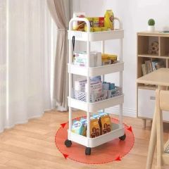 Directly Supplied Household Floor Standing Multifunctional Storage Kitchen Racks - Image 3