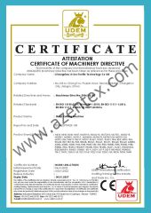 CE CERTIFICATE certificate of Changzhou A-Zen Textile Technology Co., Ltd. – certificate photo, supplier certificates section