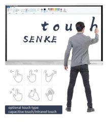 Dual System 65" IR Pen or Finger Touch Smart Board All in One USB Interactive Whiteboard Manufacturer - Image 2