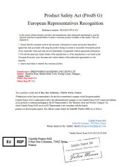 European Certificate certificate of GREENWORKS MACHINERY SOLUTIONS LTD – certificate photo, supplier certificates section