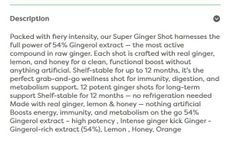 Super Ginger Shot- Nature's most potent Anti-Inflammatory - Image 1