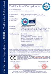 CE certificate for Washer Extractor certificate from Wuxi Sharing Machinery Co., Ltd.