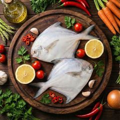 New Season Silver Pomfret Frozen White Pomfret Fish with Size 80-100-150-200g. - Image 5