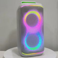 High Quality Double 8 Inch Party Box Speakers with Wireless Microphone - Image 3