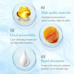 Collagen Instant Patch 24K Gold Lip Mask for Lip Smoothing - Image 2