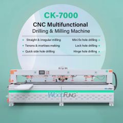 Ck7000 Factory Direct Supply Double Head Wood Side CNC Boring Slotting Machine for Kitchen Door Side Hole Drilling Machine - Image 5
