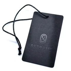 Customized Printed Logo Recycled Paper Hang Tag Type Hang Origin China Pattern Printed HS Code 482100000 Trademark hang - Image 1