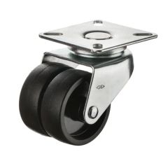 Double Wheel Caster Nylon Furniture Castor Load 50/60kg Condition New Packing Carton Wheel Dia. 50mm HS Code 87168000 Wheel Width - Image 1
