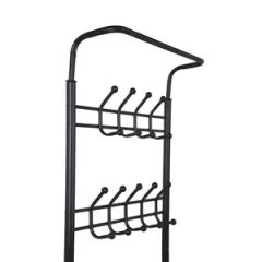 Simple Floor Rack Bedroom Multifunctional Mobile Hat Bag Shoe Rack Drying Racks - Image 4